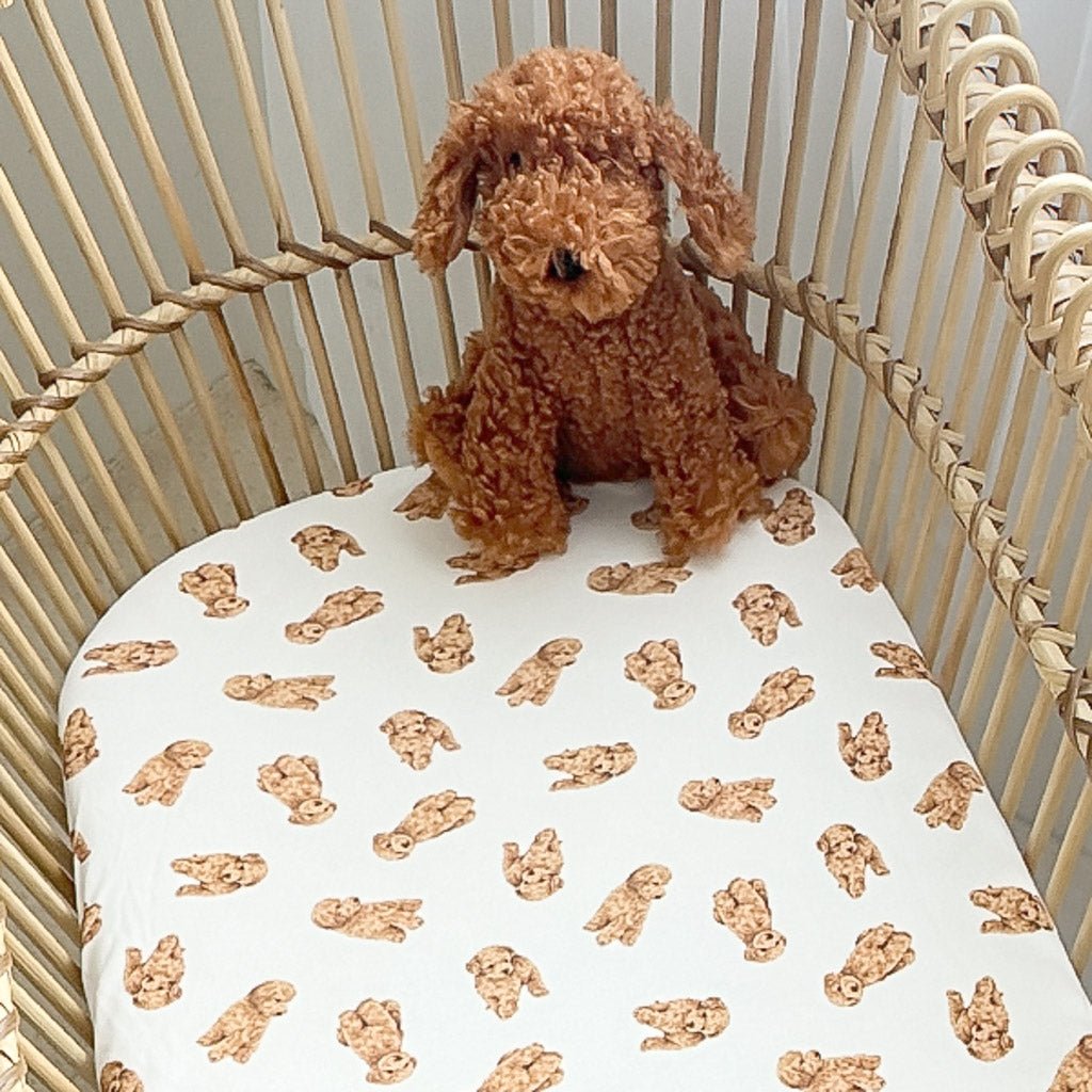 CAVOODLE | Bassinet Sheet / Change Mat Cover - Smitten Bub Co.
