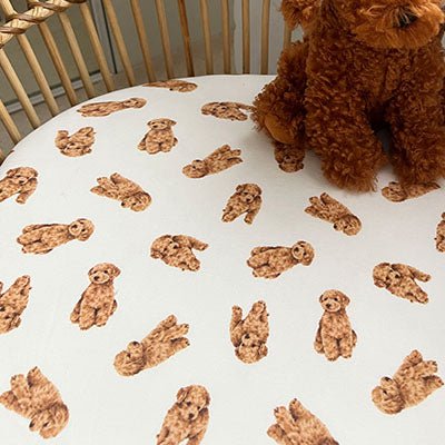 Cavoodle | Fitted Cot Sheets - Smitten Bub Co.