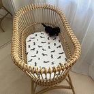 Dachshund | Bassinet Sheets / Change Mat Cover - Smitten Bub Co.