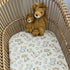 Baby Safari Animals | Bassinet Sheets / Change Mat Cover - Smitten Bub Co.
