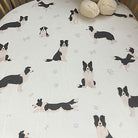 Border Collie | Fitted Cot Sheets - Smitten Bub Co.