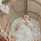 Baby Safari Animals | Bassinet Sheets / Change Mat Cover - Smitten Bub Co.