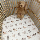 French Bulldog | Bassinet Sheets / Change Mat Cover - Smitten Bub Co.