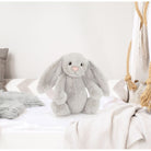 Jellycat Bashful Bunny Silver MEDIUM - Smitten Bub Co.