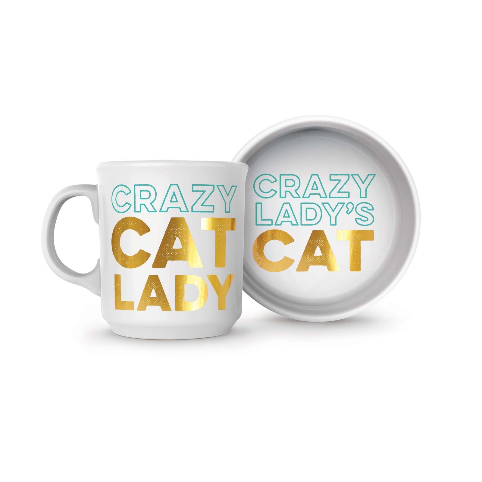 Howligans Mug & Cat Bowl Set – Crazy Cat Lady - Smitten Bub Co.