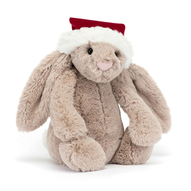 Jellycat Bashful Christmas Beige Bunny MEDIUM