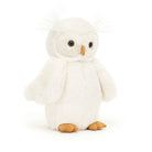 Jellycat Bashful Owl White MEDIUM - Smitten Bub Co.