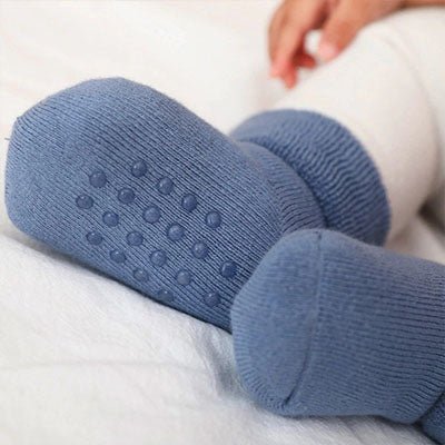 Plain Colour Sock | Baby and Toddler Non - Slip Sole - Smitten Bub Co.