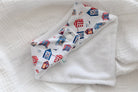 Boatshed and Beach Huts Bandana Bib - Smitten Bub Co.