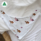 Pink Dino Bandana Bib - Smitten Bub Co.