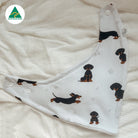 Dachshund Bandana Bib - Smitten Bub Co.