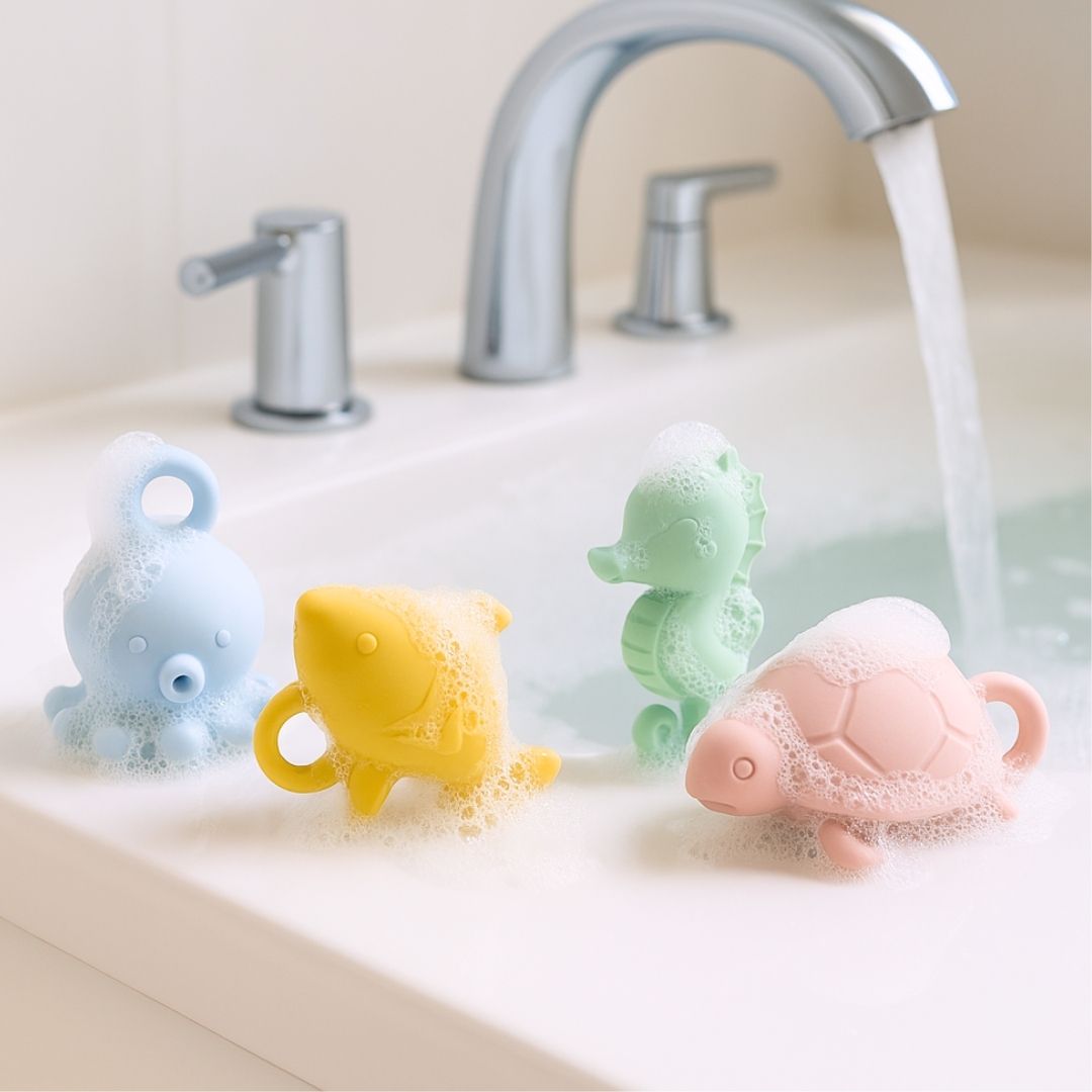 Anti - Mold Bath Toy Set - Smitten Bub Co.