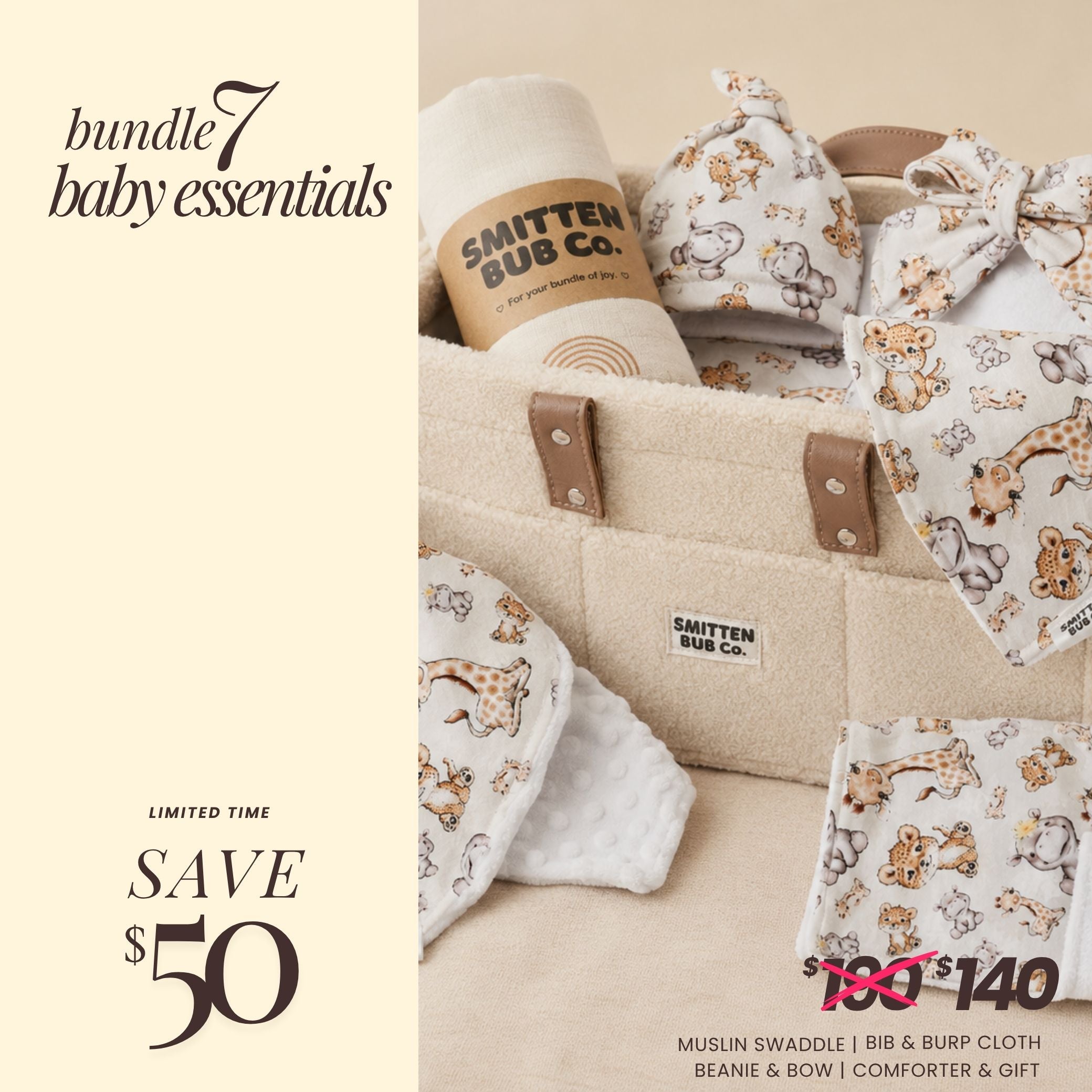 SAVE $50 on a Baby Shower Gifting Bundle - Smitten Bub Co.