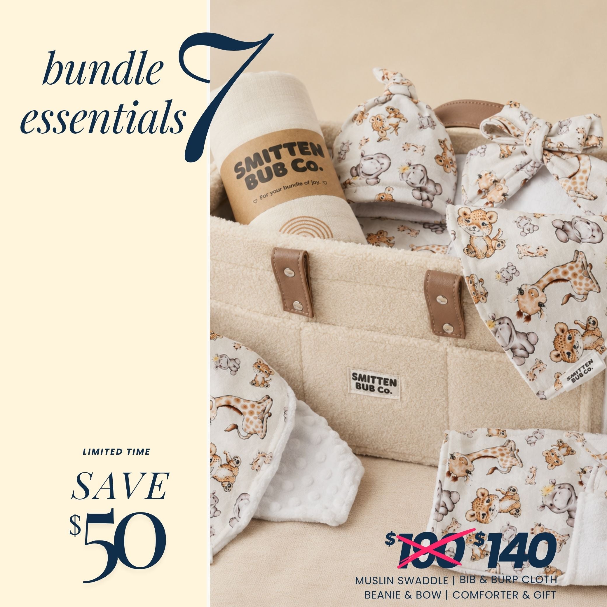 SAVE $50 on a Baby Shower Gifting Bundle - Smitten Bub Co.