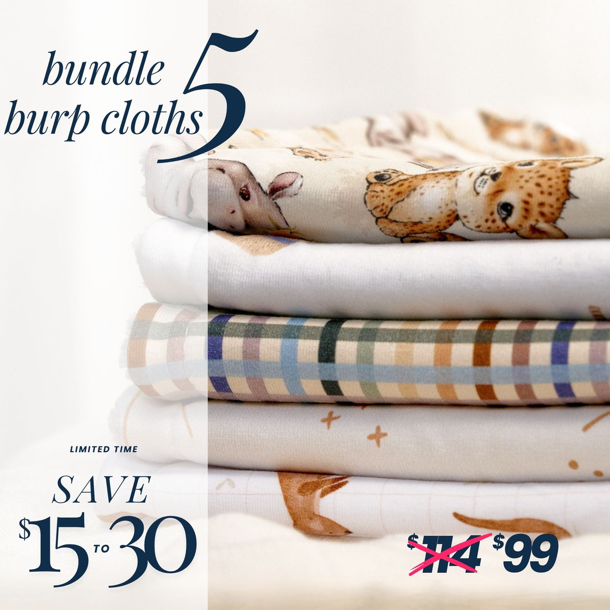 Burp Cloth Bundle - Smitten Bub Co.