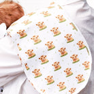 CURVED HIGHLAND COW | Burp Cloth - Smitten Bub Co.