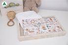 Woodland Animals Burp Cloth - Smitten Bub Co.