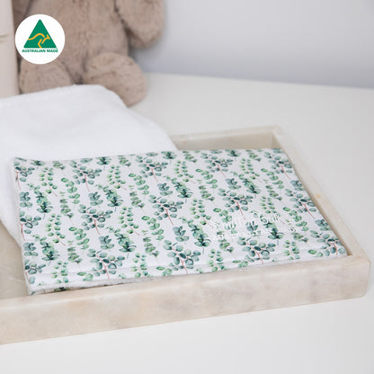 Small Eucalyptus Burp Cloth