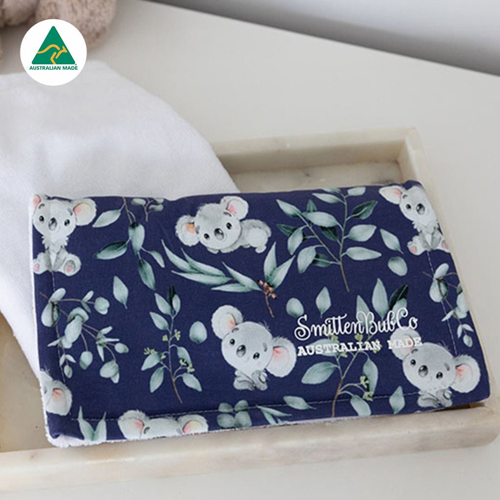 Koala Cuddles Burp Cloth - Smitten Bub Co.