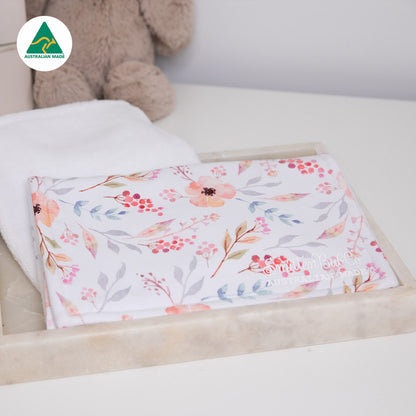 Poppy Blossom Burp Cloth