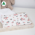 Pink Bouquets Burp Cloth - Smitten Bub Co.