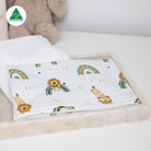 Lion & Rainbows Burp Cloth - Smitten Bub Co.