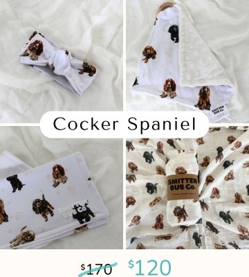 COCKER SPANIEL | Baby Bundle - Smitten Bub Co.