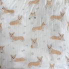 CORGI | Bamboo Cotton Muslin Swaddle - Smitten Bub Co.
