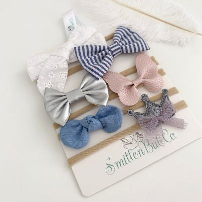Baby Girl Toddler &amp; Newborn Bow Sets | 6 Pack