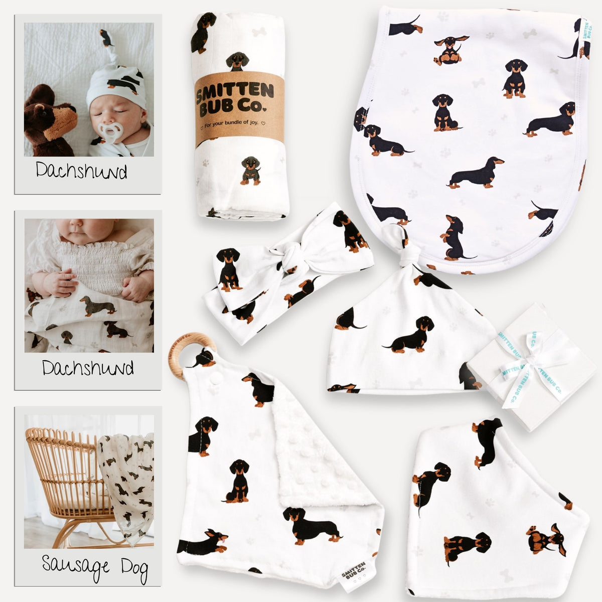 DACHSHUND | Baby Bundle - Smitten Bub Co.