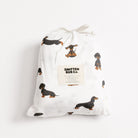 DACHSHUND | Fitted Cot Sheet - Smitten Bub Co.