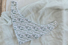 Z Small Eucalyptus Bandana Baby Bib - Smitten Bub Co.