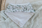 Z Small Eucalyptus Bandana Baby Bib - Smitten Bub Co.