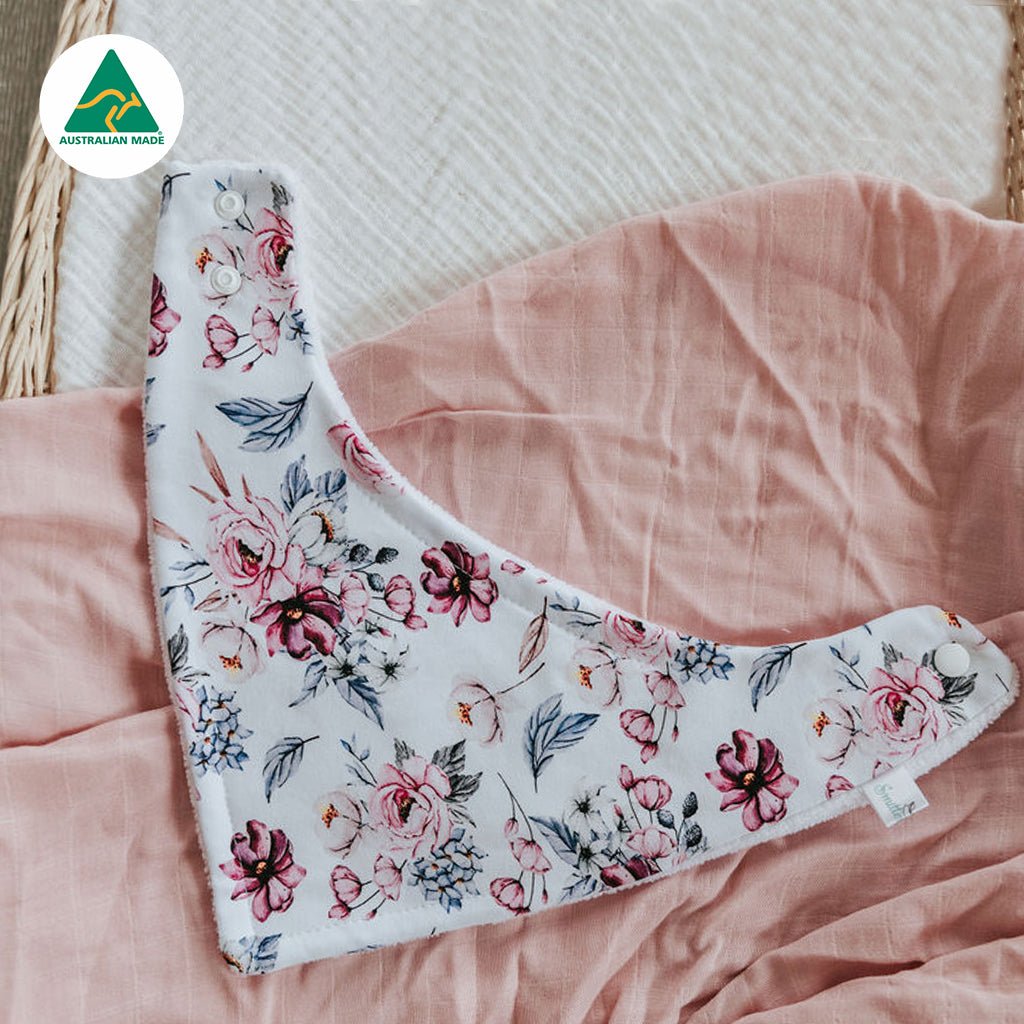 Bloom Bandana Baby Bib - Smitten Bub Co.