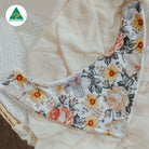 Traditional Florals Bandana Baby Bib - Smitten Bub Co.