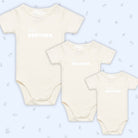 Infant Short Sleeve Romper - Natural - Smitten Bub Co.