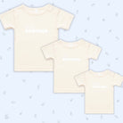 Infant Short Sleeve Tee - Natural - Smitten Bub Co.