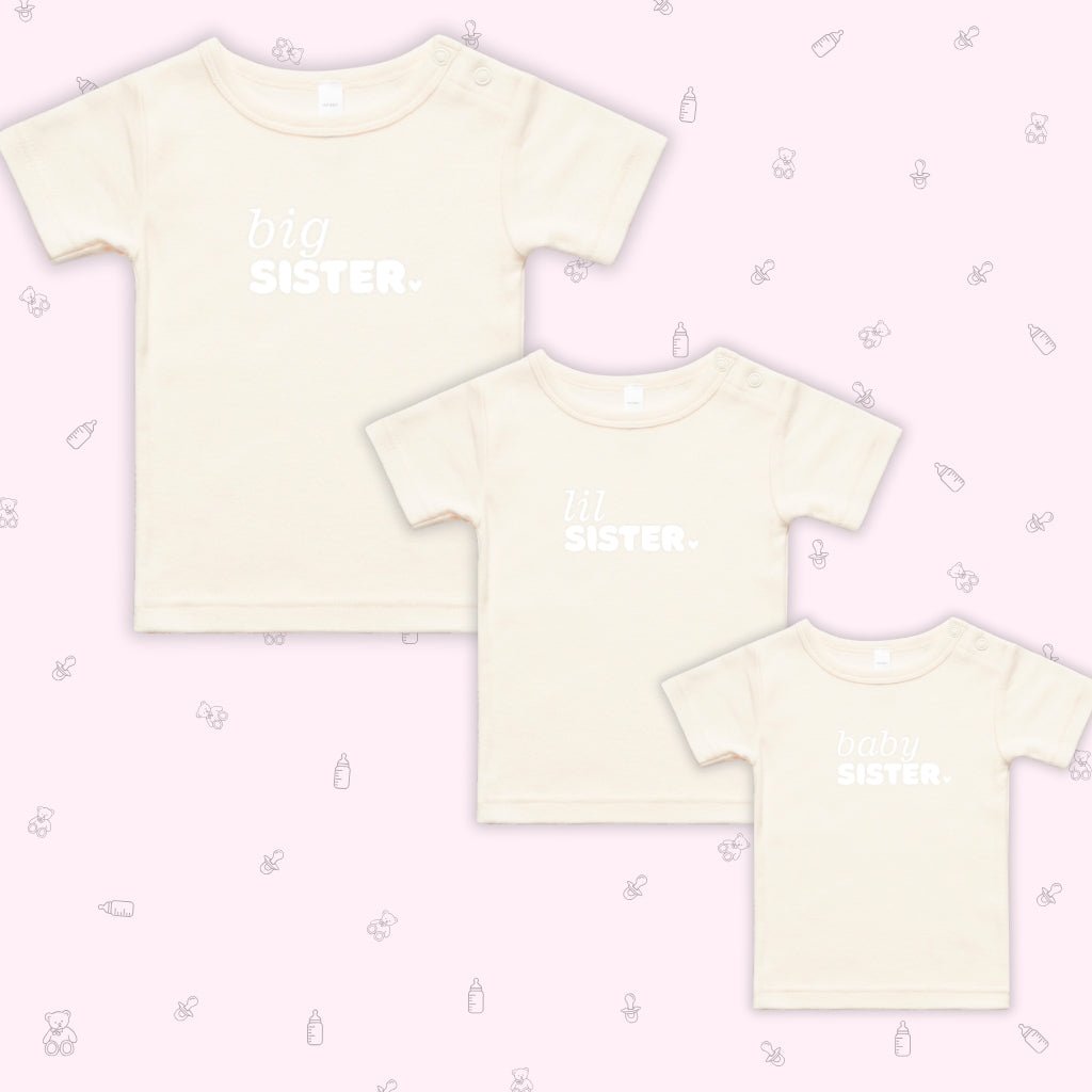 Infant Short Sleeve Tee - Natural - Smitten Bub Co.