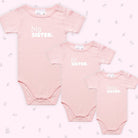 Infant Short Sleeve Romper - Baby Pink - Smitten Bub Co.