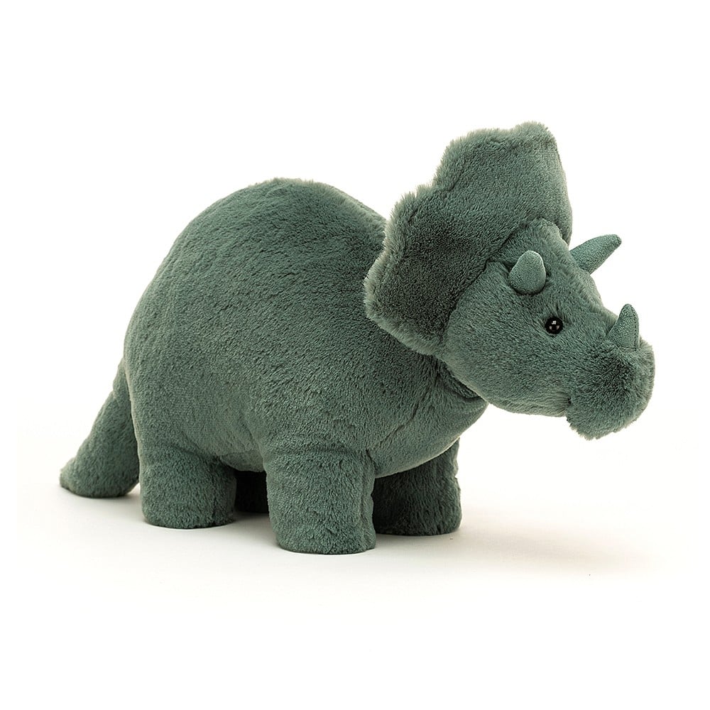 Jellycat Fossilly Triceratops Dinosaur