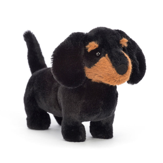 Jellycat Freddy Sausage Dog Black SMALL