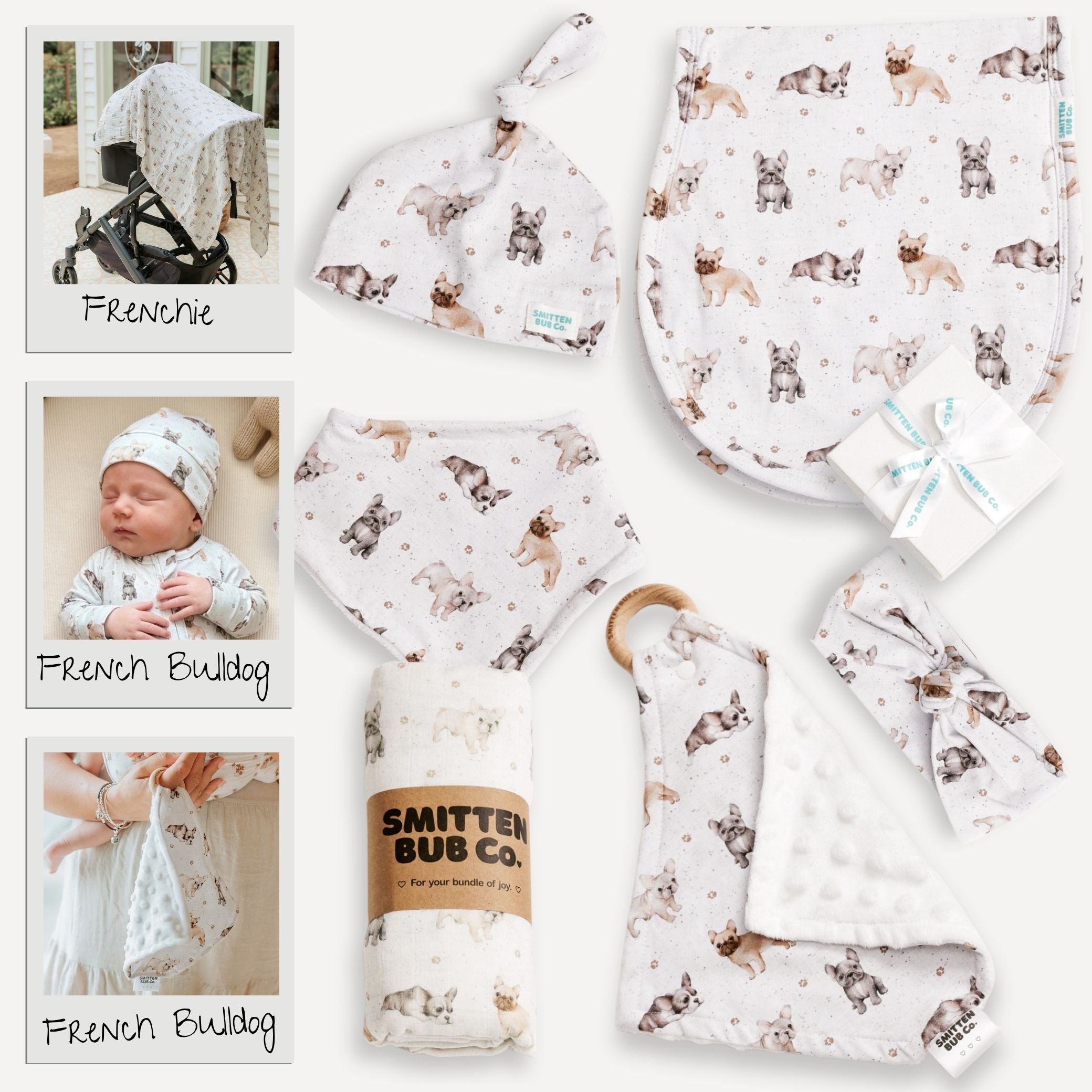 FRENCH BULLDOG | Baby Bundle - Smitten Bub Co.