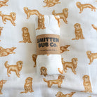 GOLDEN RETRIEVER | Bamboo Cotton Muslin Swaddle - Smitten Bub Co.