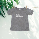 Infant Short Sleeve Tee - Grey Marle - Smitten Bub Co.