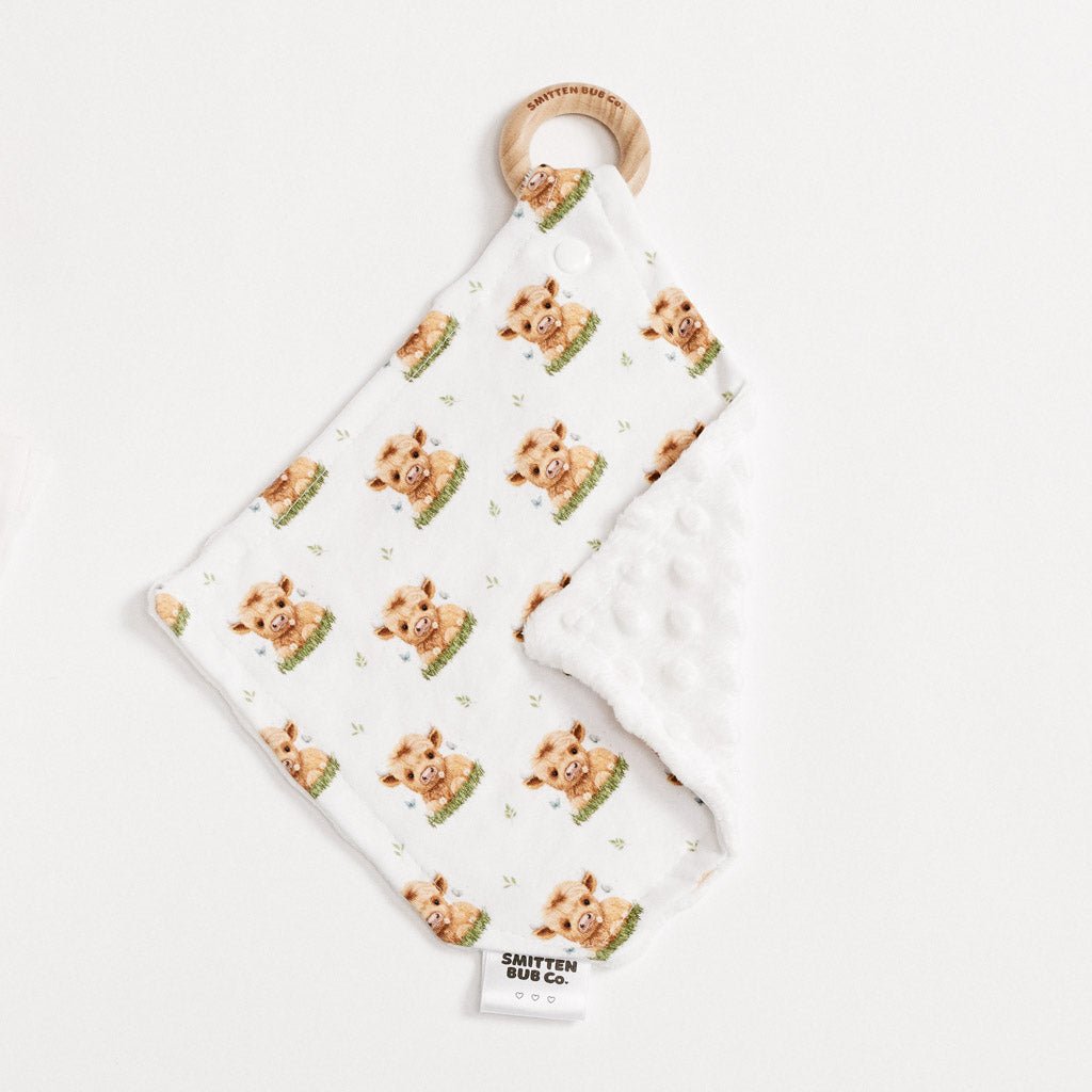 HIGHLAND COW | Baby Comforter - Smitten Bub Co.