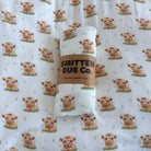HIGHLAND COW | Bamboo Cotton Muslin Swaddle - Smitten Bub Co.