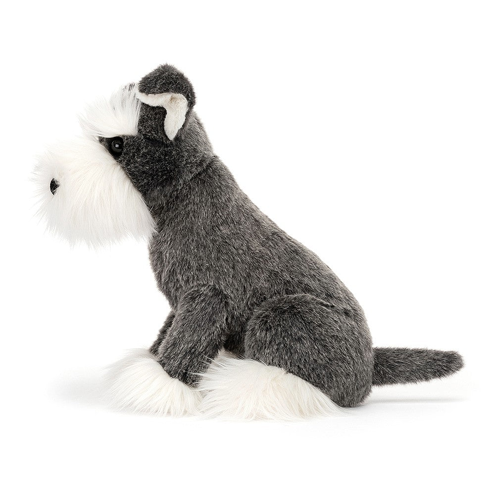 Jellycat Lawrence Schnauzer Dog Grey