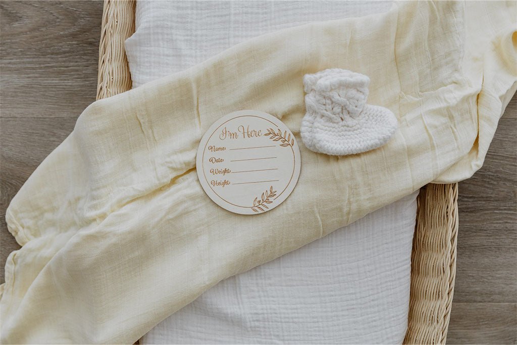 Z Soft Lemon Yellow Bamboo Cotton Muslin Wrap - Smitten Bub Co.