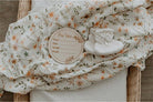 English Garden Bamboo Cotton Muslin Wrap - Smitten Bub Co.