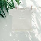 Infant Short Sleeve Tee - Natural - Smitten Bub Co.